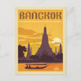 Bangkok, Thailand Postkarte