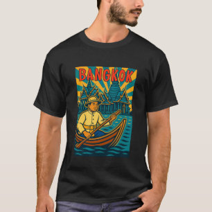 Bangkok Thailand Reisende Retro-Comic Bangkok Souv T-Shirt