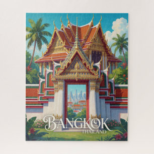 Bangkok Thailand Thai Tempel Tor Reise
