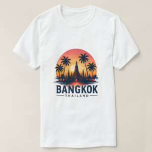 Bangkok-Tropischer-Sonnenuntergang T-Shirt