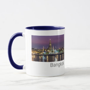 Bangkok Wat Arun Sonnenuntergang BKK Thailand Souv Tasse