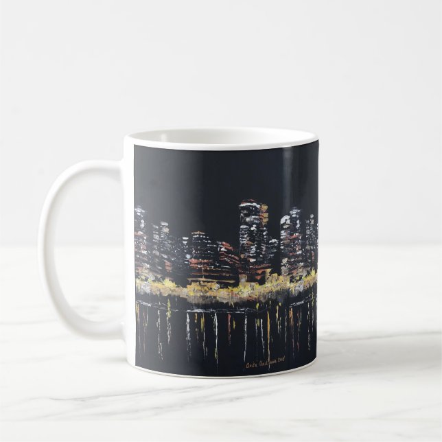 Bangkokskyline-Tasse Kaffeetasse (Links)