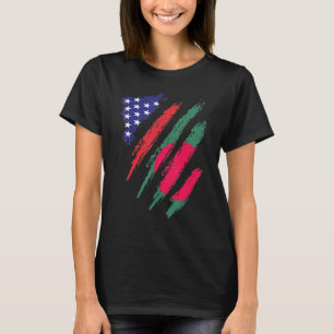 Bangladesch American Ground Flag USA Patriot Herit T-Shirt