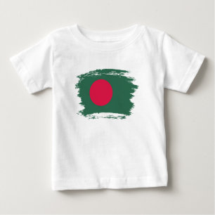 Bangladesch-Flagge Baby T-shirt