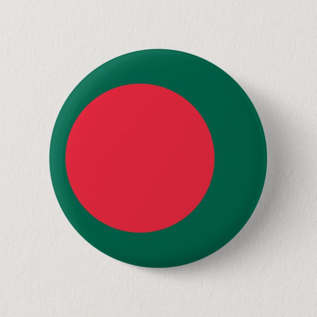 Bangladesch-Flagge Button (Vorderseite)
