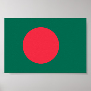 Bangladesch-Flagge Poster