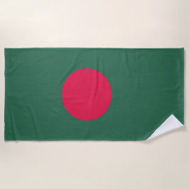 Bangladesch-Flagge Strandtuch