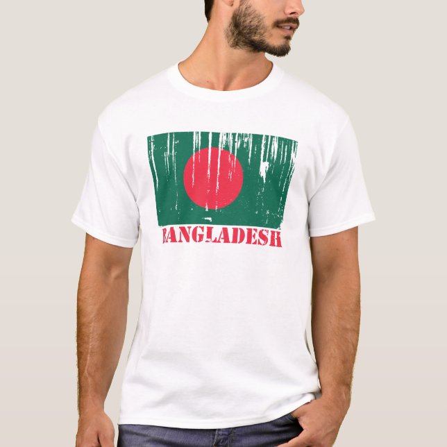 Bangladesch-Flagge T-Shirt (Vorderseite)