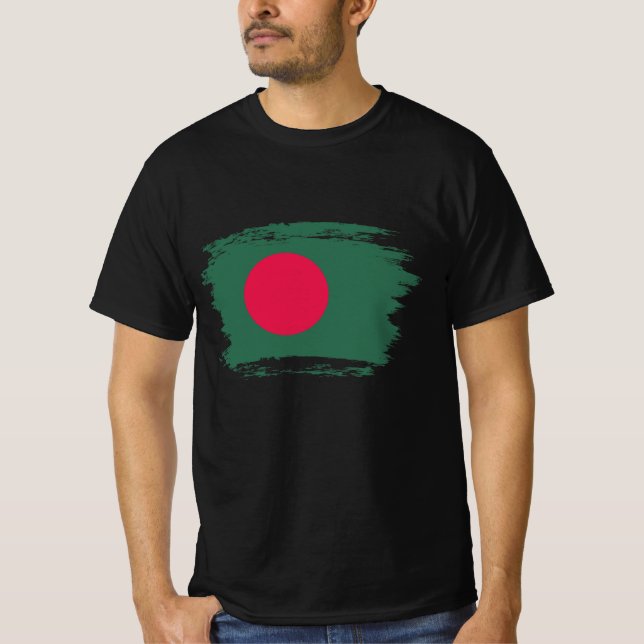 Bangladesch-Flagge T-Shirt (Vorderseite)
