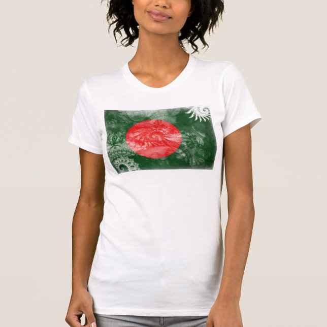 Bangladesch-Flagge T-Shirt (Vorderseite)