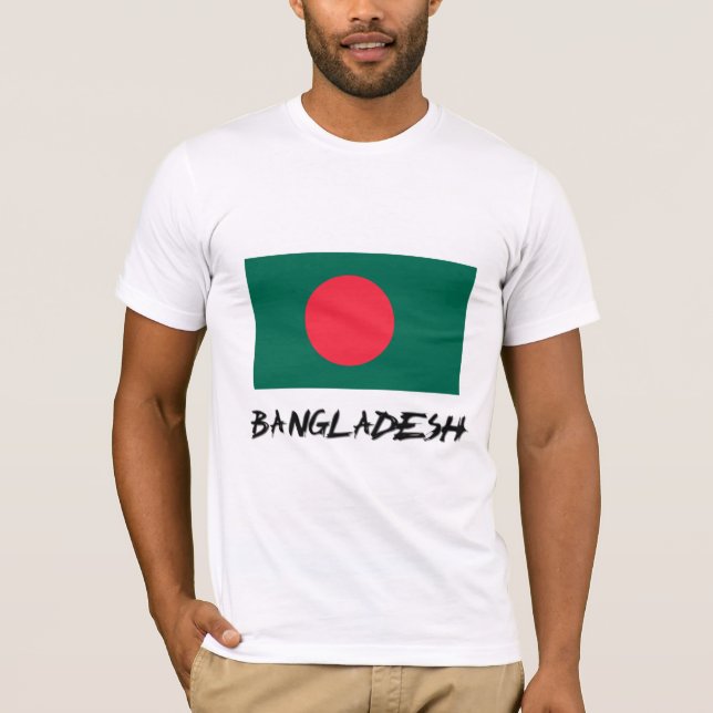 Bangladesch-Flagge T-Shirt (Vorderseite)