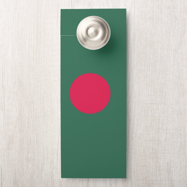 Bangladesch-Flagge Türanhänger (Auf Knauf)