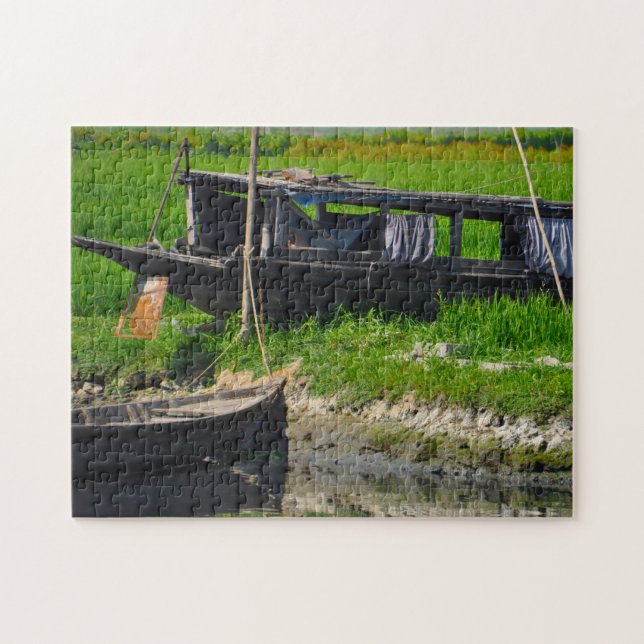 Bangladesch-Flussboote. (Horizontal)