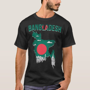 Bangladesch Landkarte Bangladesch T-Shirt