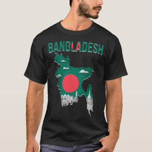 Bangladesch Landkarte Bangladesch T-Shirt