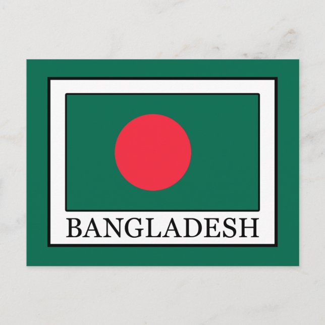 Bangladesch Postkarte (Vorderseite)
