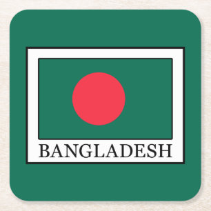 Bangladesch Rechteckiger Pappuntersetzer