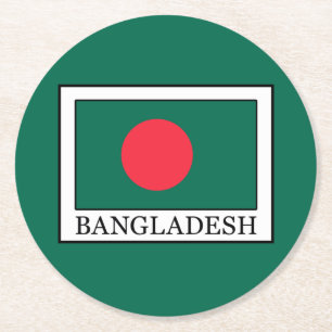 Bangladesch Runder Pappuntersetzer