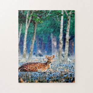 Bangladesch Sundarban Native Deer Jigsaws.