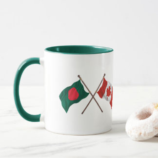 Bangladesch- und Kanada-Flaggen-Tasse – Geschenk d Tasse