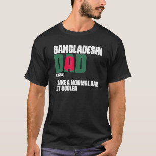 Bangladeschischer Vater wie ein normaler Vater, ab T-Shirt