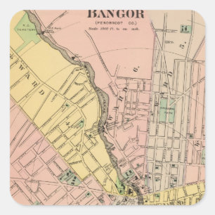 Bangor, Brauer Quadratischer Aufkleber