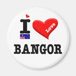 BANGOR - I Liebe Magnet