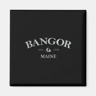 Bangor Maine _ Bangor Me Segelboot Magnet