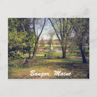 Bangor Maine Post Card Postkarte