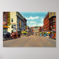 Bangor, ME, Vintage Postkartendrucke