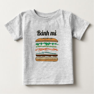 Banh Mi Vietnamese Sandwich französisches Brot Bag Baby T-shirt