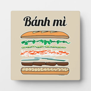 Banh Mi Vietnamese Sandwich französisches Brot Bag Fotoplatte