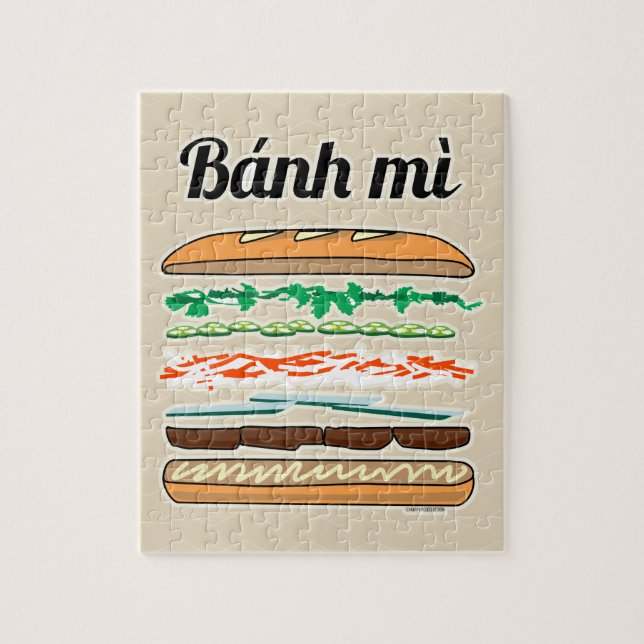 Banh MI vietnamesisches Stangenbrot des (Vertikal)