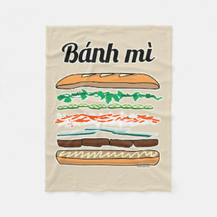 Banh MI vietnamesisches Stangenbrot des Fleecedecke