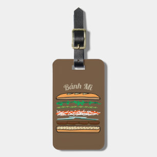 Banh MI vietnamesisches Stangenbrot des Gepäckanhänger