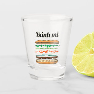 Banh MI vietnamesisches Stangenbrot des Schnapsglas