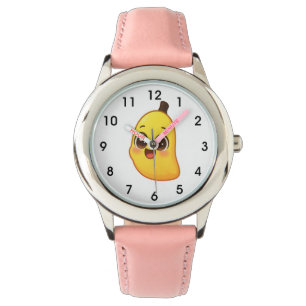 Banini – Süßer Kawaii-Bananen-Charakter Armbanduhr