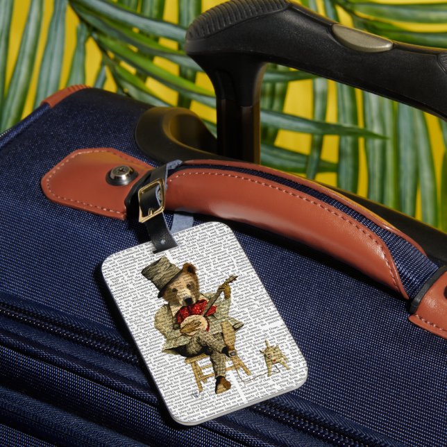 Banjo Bear Gepäckanhänger (Vorderseite Insitu 1)