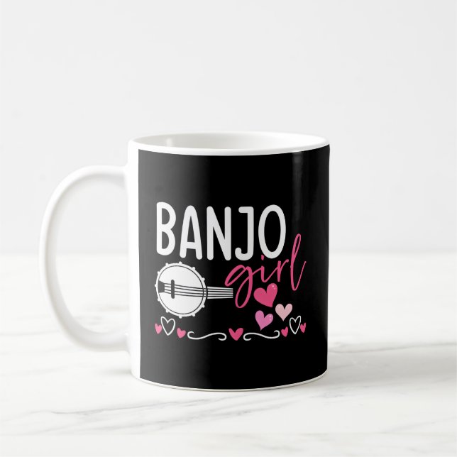 Banjo Bluegrass Banjo Player Kaffeetasse (Links)