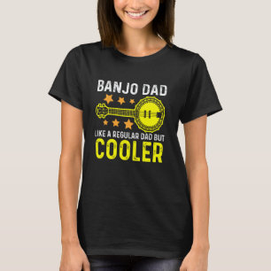 Banjo Dad Stringband Akustikinstrumente Gitarre T-Shirt