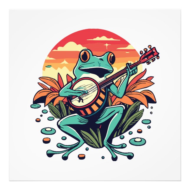 Banjo Frog Fotodruck (Vorne)
