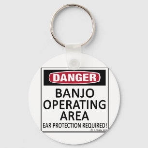 Banjo-Geschäftsfeld Schlüsselanhänger