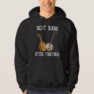 Banjo Gift Men Country Music Bluegrass Mandolin Hoodie