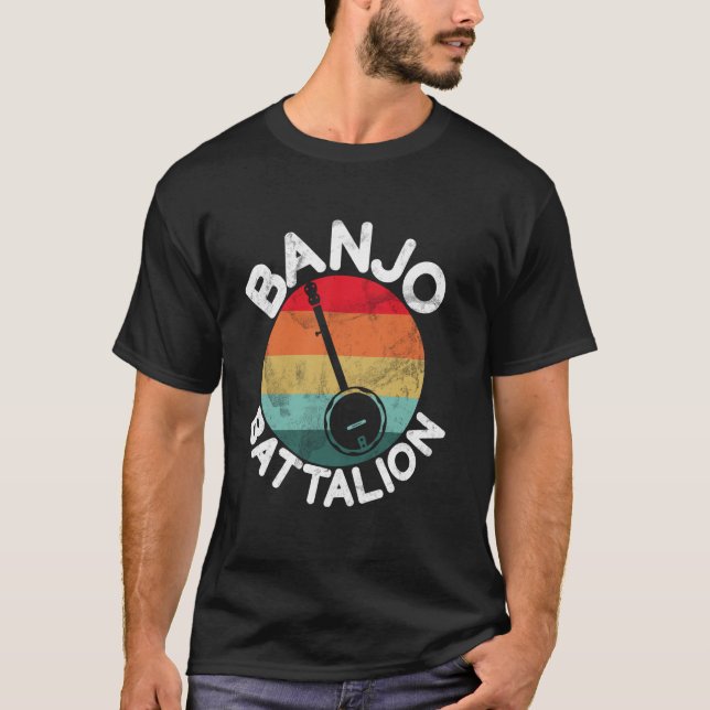 Banjo Instrument Funny Player Quote Band T-Shirt (Vorderseite)