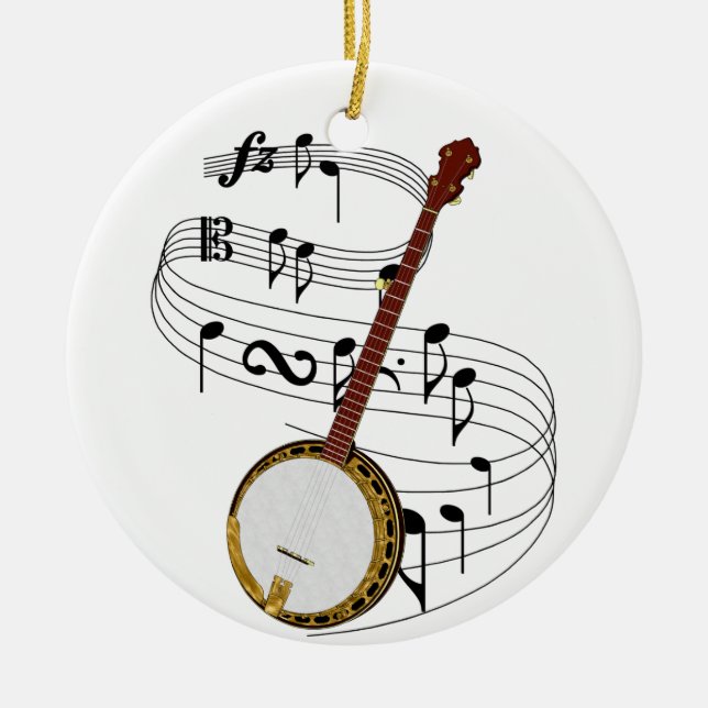 Banjo Keramikornament (Vorne)