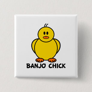 Banjo-Küken Button