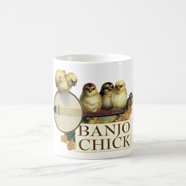 Banjo-Küken-Tasse Kaffeetasse (Mittel)