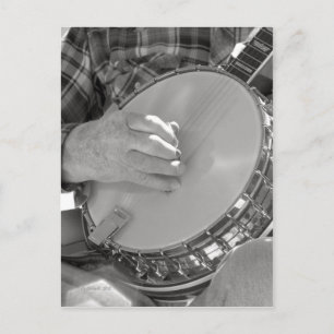 Banjo Man Postkarte