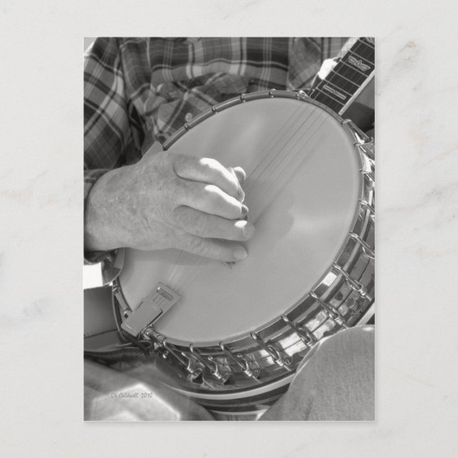 Banjo Man Postkarte (Vorderseite)