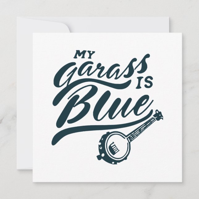 Banjo Mein Glas ist blau (Vorderseite)